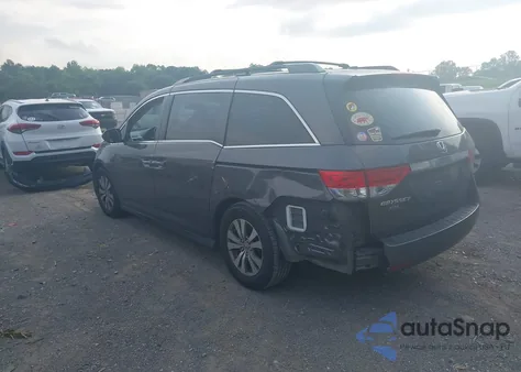 2017 Honda Odyssey Ex-L из США, поврежденный, VIN 5FNRL5H62HB012491